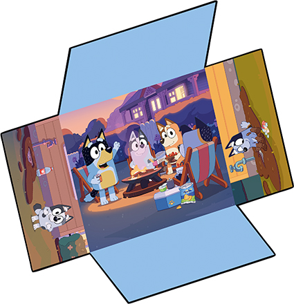 Carrera FIRST Bluey & Bingo Race - Rennbahn-Set Für Kinder Ab 3 Jahren