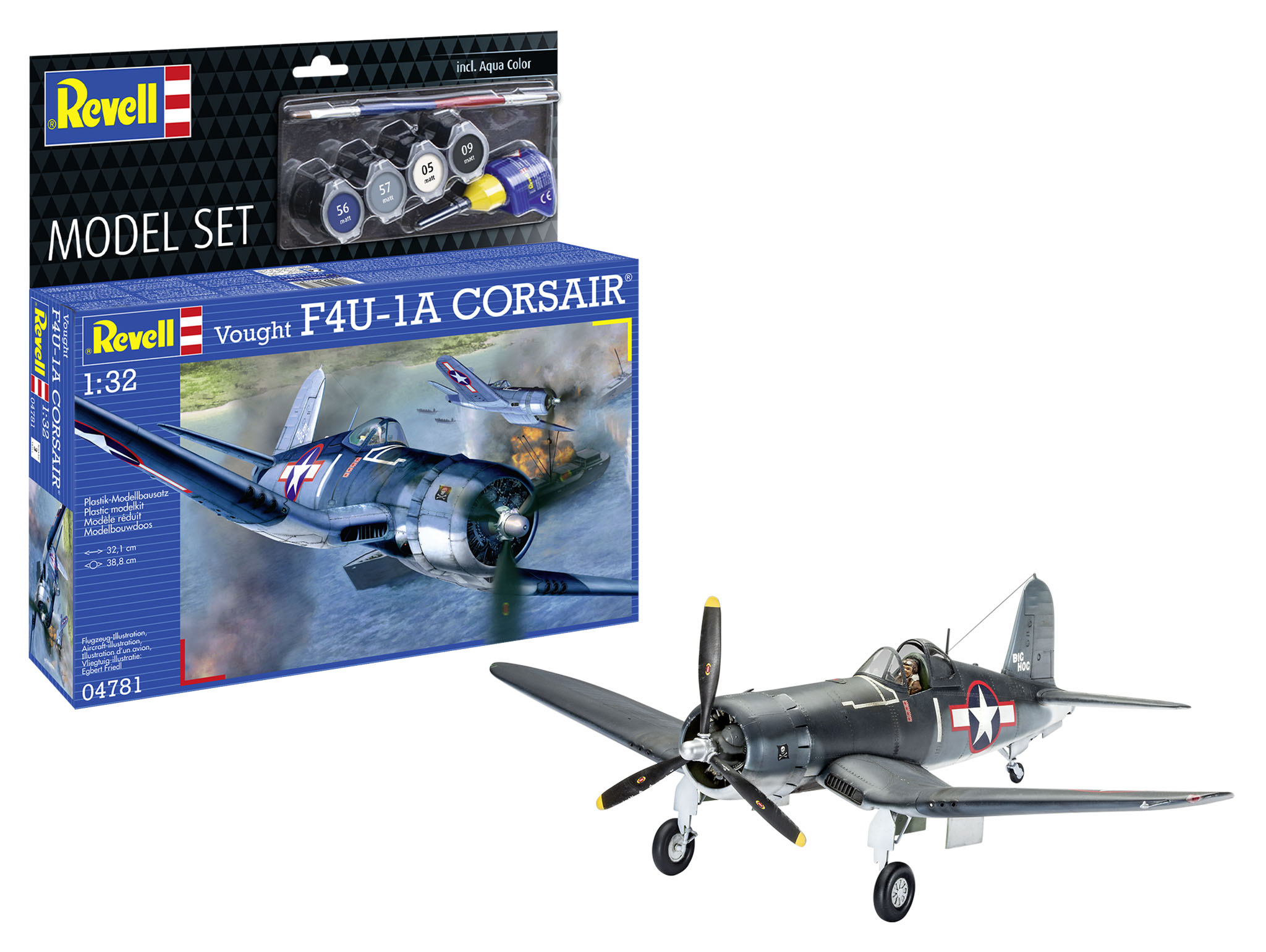 Revell Vought F4U-1A Corsair 1:32 - Historic Model Kit
