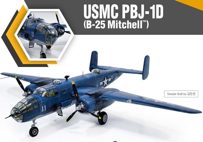 Academy North American B-25 Mitchell USMC Kit