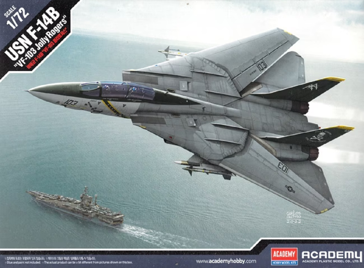 1:72 Academy 12578 U.S. Navy F-14B - VF-103 Jolly Rogers