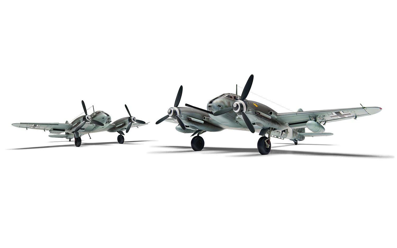 Maquette Airfix Messerschmitt Me410 1:72 – 137 Pièces – Avion Chasseur Lourd WWII – Pour Modélistes Dès 8 Ans