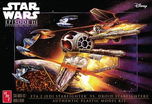 1:48 AMT 1436 Jedi Starfighter - Star Wars Phantom Menace Model Kit