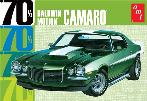 1:25 AMT 0855 1970 1/2 Baldwin Motion Camaro - Molded in Green