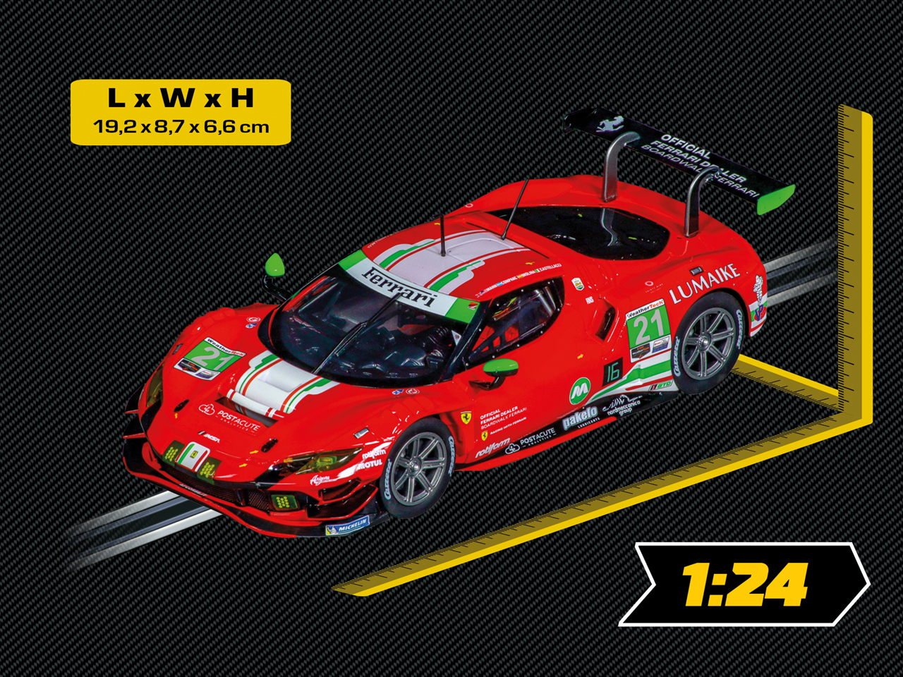 Carrera DIGITAL 124 Ferrari 296 GT3 AF Corse No.21