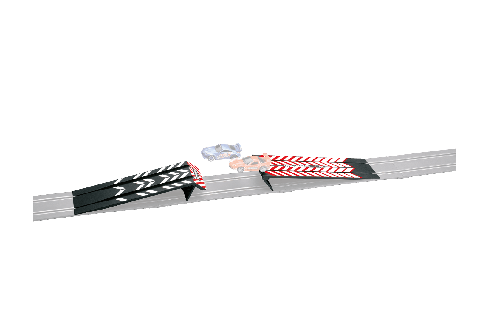 Carrera GO!!! Jump Ramp Set for Racetrack - 2 Track Pieces
