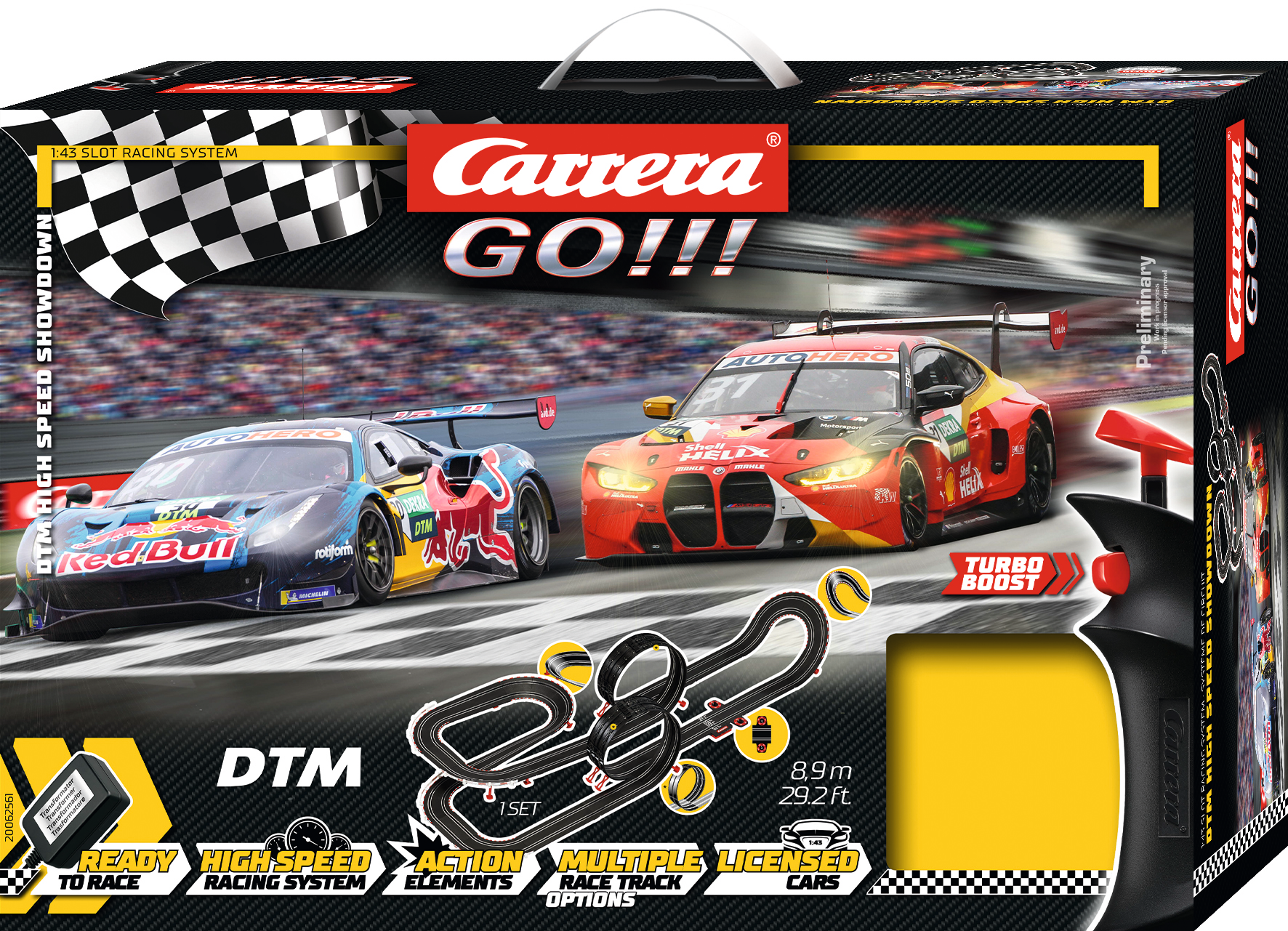 Carrera GO!!! DTM SPEEDWAY ミニカーセット Carrera GO!!! DTM High Speed Showdown - Racebaan | Most-Models.com