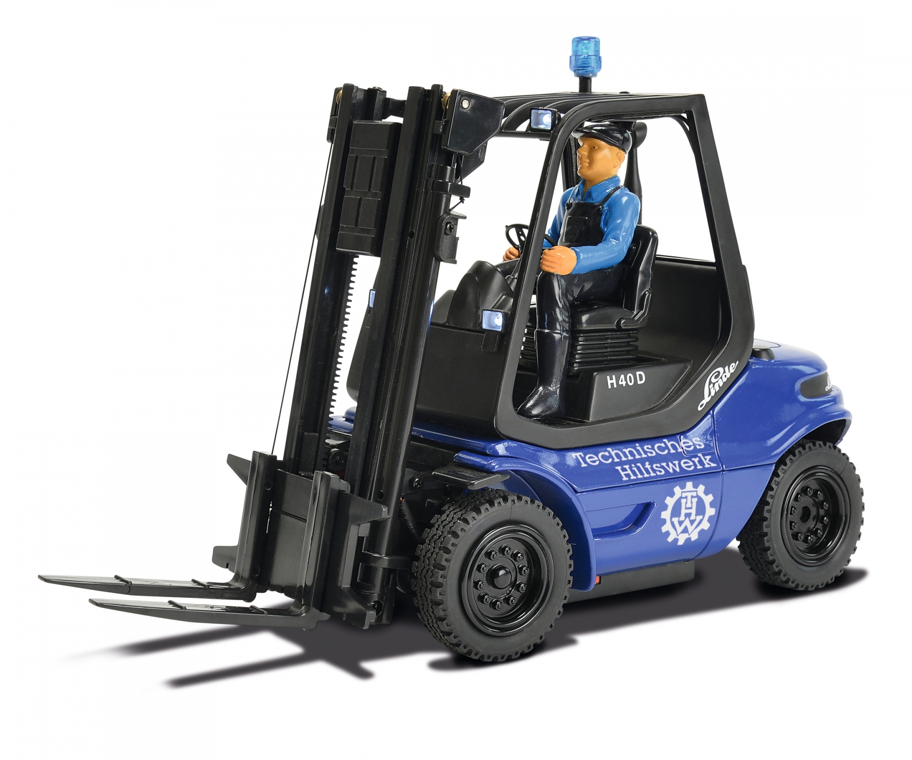 1:14 Carson 907175 RC Fork Forklift Blue - 2.4GHz | Most-Models