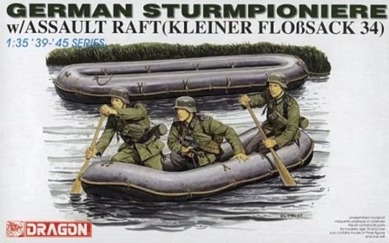 1:35 Dragon 6076 German Sturmpioniere - w/Assault Raft - Kleiner