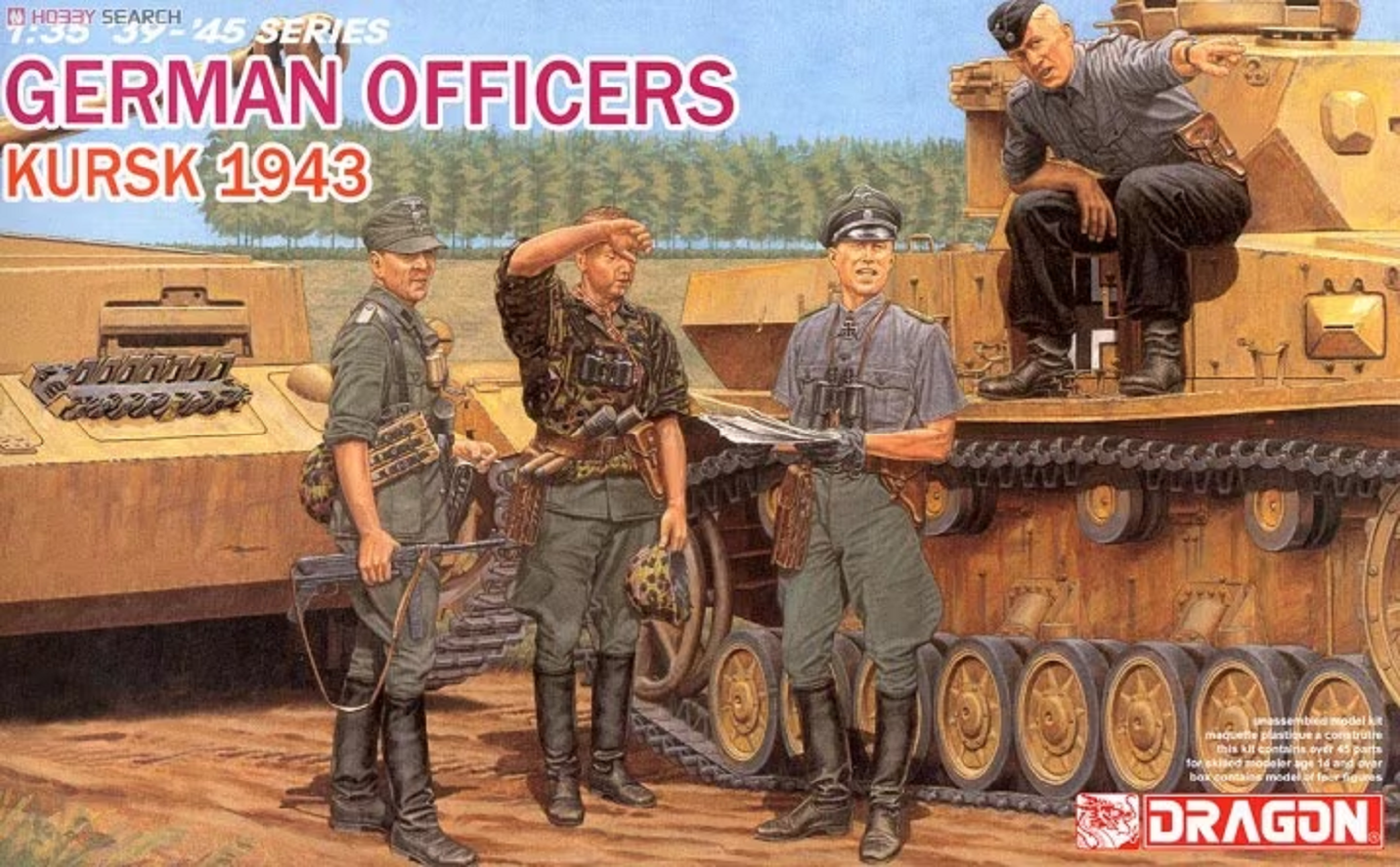 1:35 Dragon 6456 German Officers - Kursk 1943 - Figures