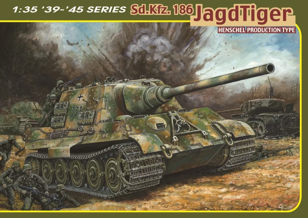 1:35 Dragon 6991 Sd.Kfz.186 Jagdtiger Henschel Production Type