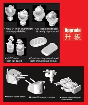 USS Pennsylvania BB-38 1944 - Battleship - 1:700