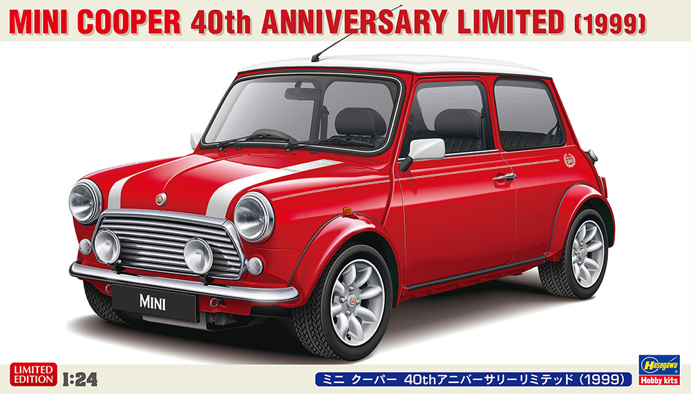 Hasegawa 1:24 Mini Cooper 40th Anniversary 1999 - model kit