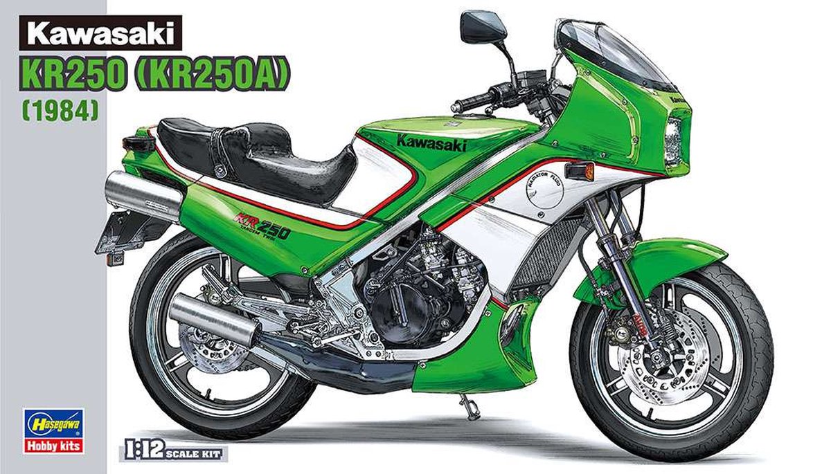 1:12 Hasegawa 21512 Kawasaki KR250 BK12 Motor
