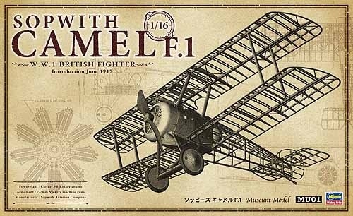 新品袋未開封 ハセガワ 1/16 SOPWITH CAMEL F.1 ソッピース キャメル F