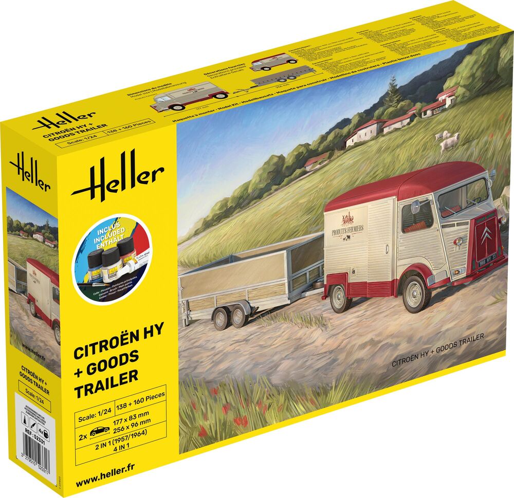 Citroën fourgon type H - 1/24 Heller