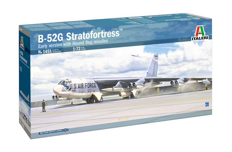 1:72 Italeri 1451 B-52G Stratofortress Early version