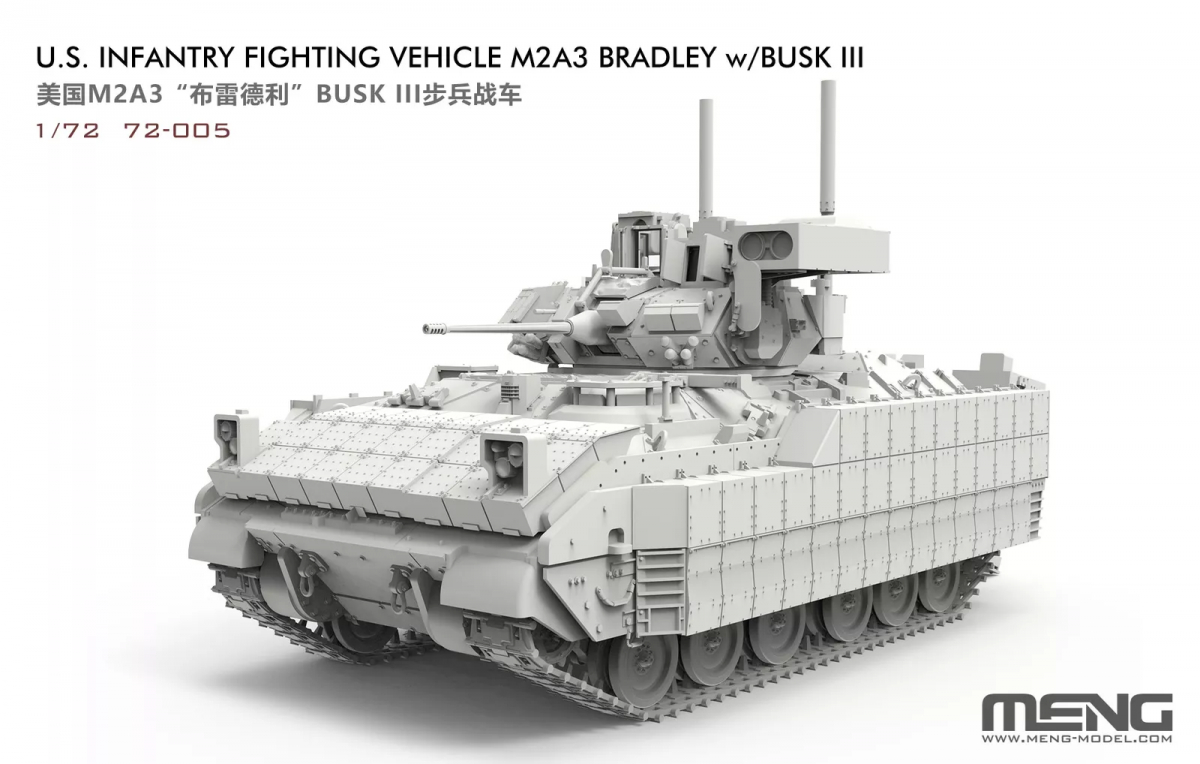1:72 MENG M2A3 Bradley with BUSK III