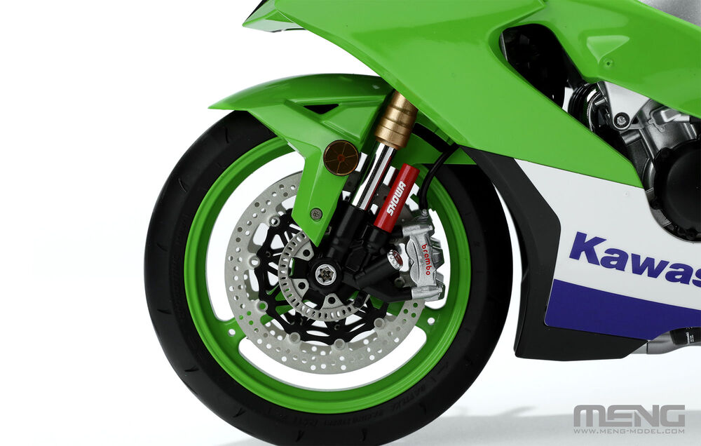 MENG 1:9 Kawasaki Ninja ZX-10R Superbike Pre-Colored Model Kit