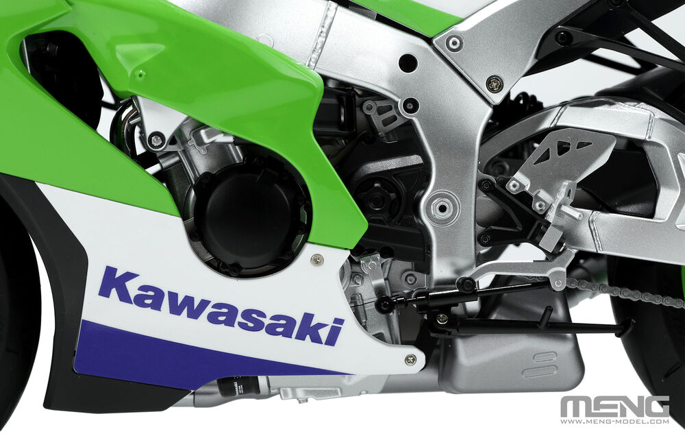 10.tomomo様 MENG 1:9 Kawasaki Ninja ZX-10R Superbike Pre-Colored Model Kit
