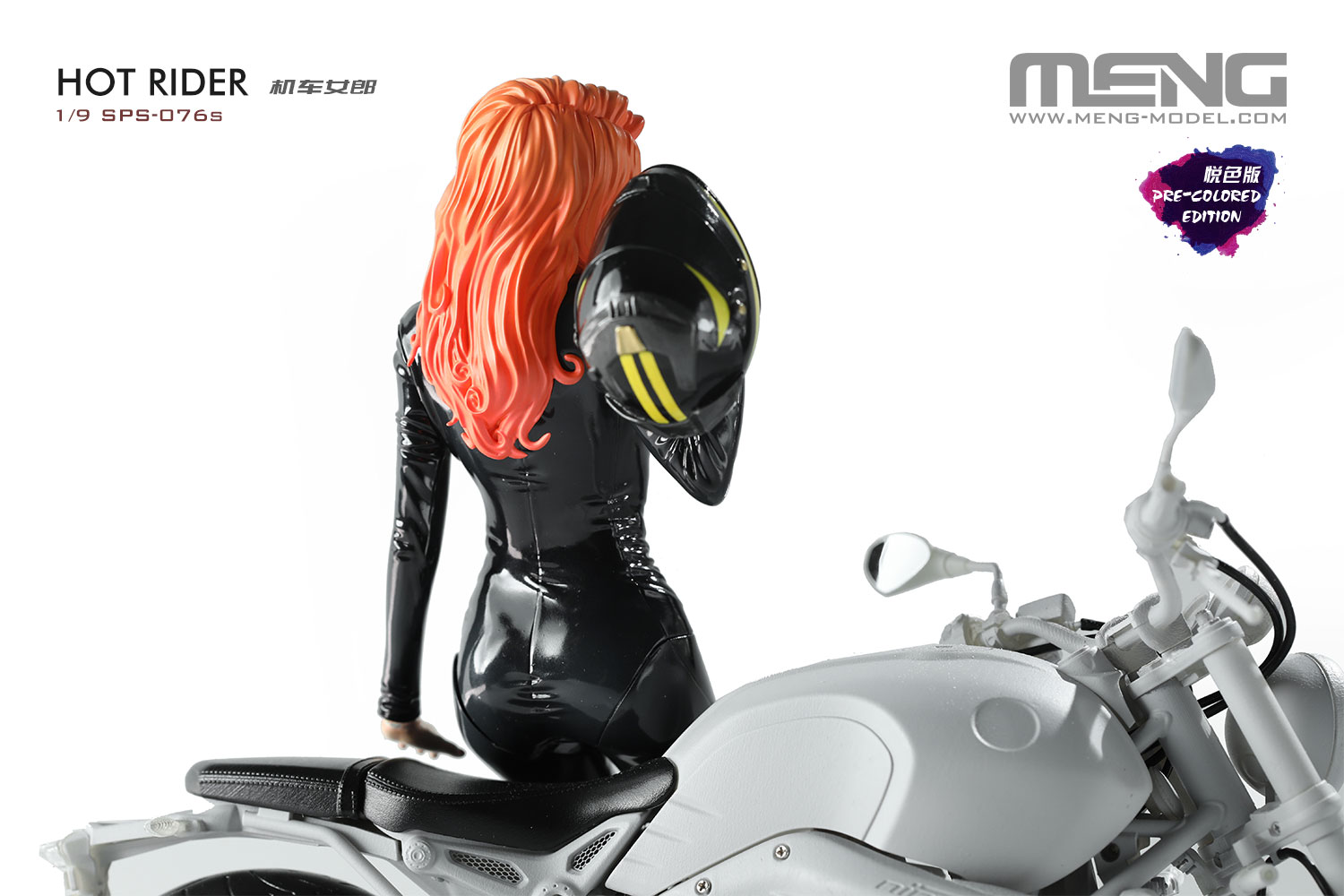 1:9 MENG SPS076S Hot Rider - Girl Figure - Pre-Coloured Edition