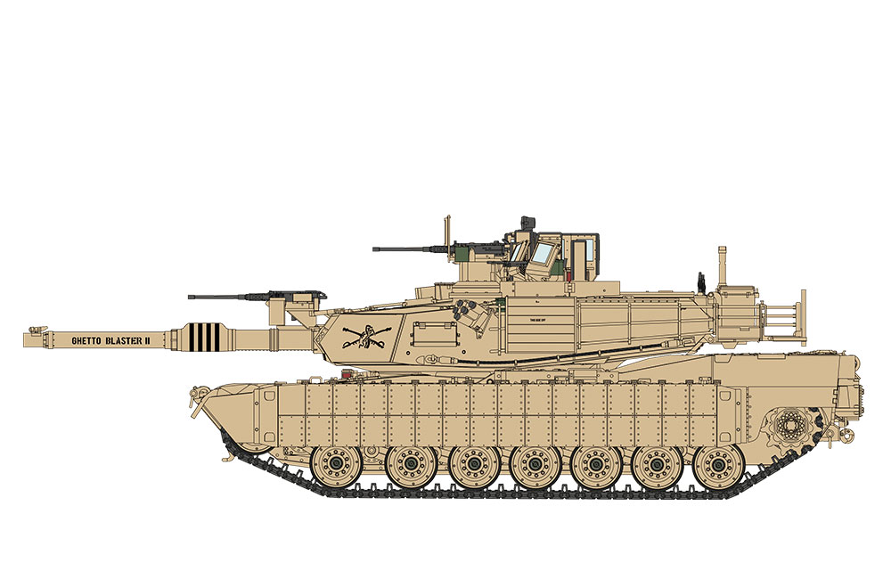 M1A2 Abrams TUSK I/TUSK II SEP - 1:35 Tank Model