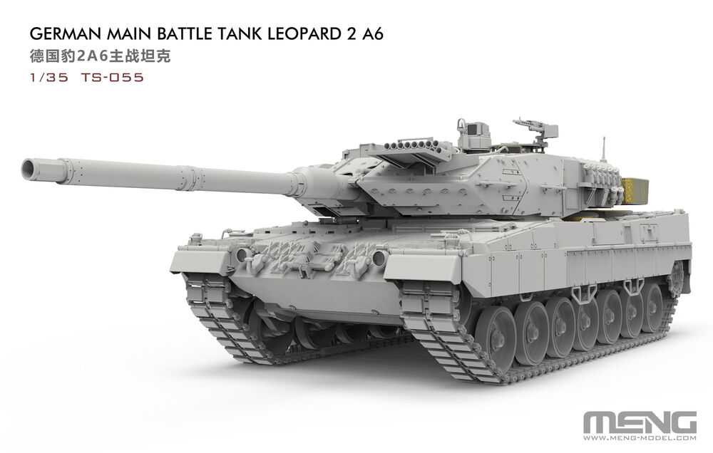 MENG 1:35 Leopard 2A6 German Modern Battle Tank Model Kit