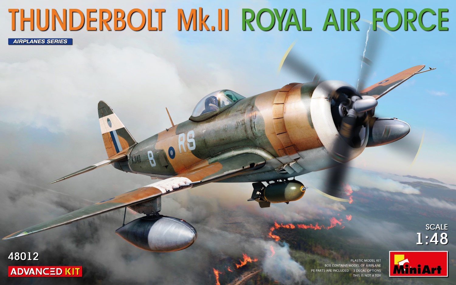MiniArt Republic P-47 Thunderbolt Mk.II RAF Advanced Kit - 1:48