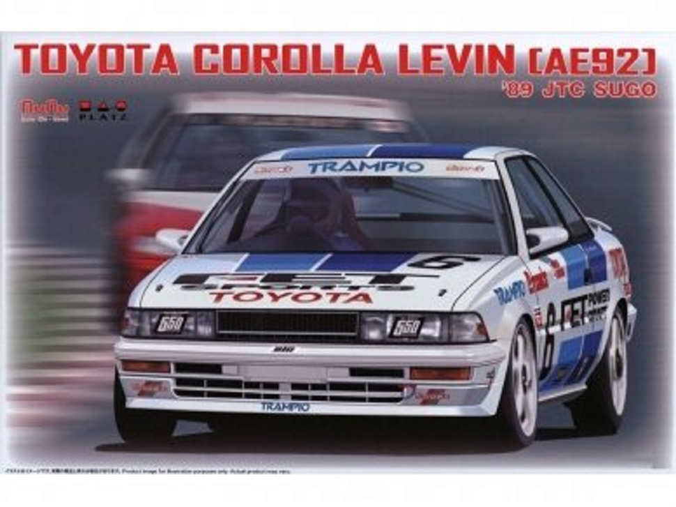 1:24 NuNu 24039 Toyota Corolla Levin AE92 - 89 JTC SUGO