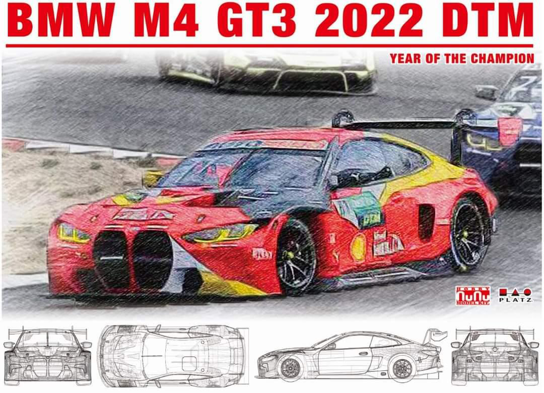 NuNu 1:24 BMW M4 GT3 DTM Champion 2022