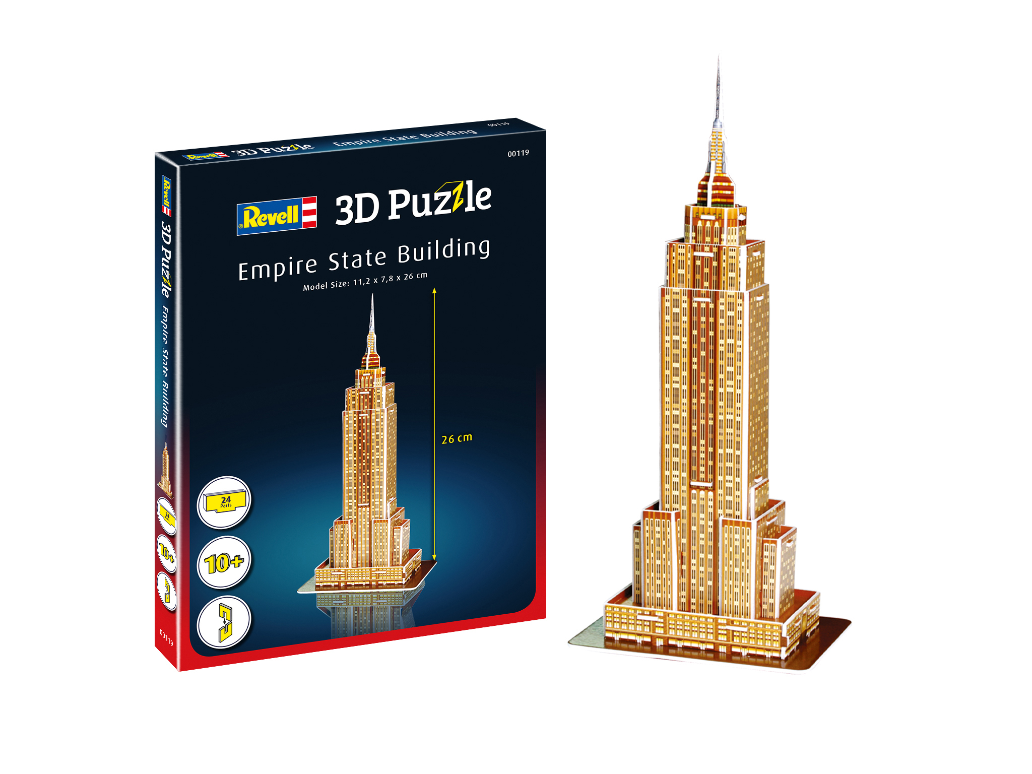 New York Souvenir Mini Empire State Building Crystal Figurine