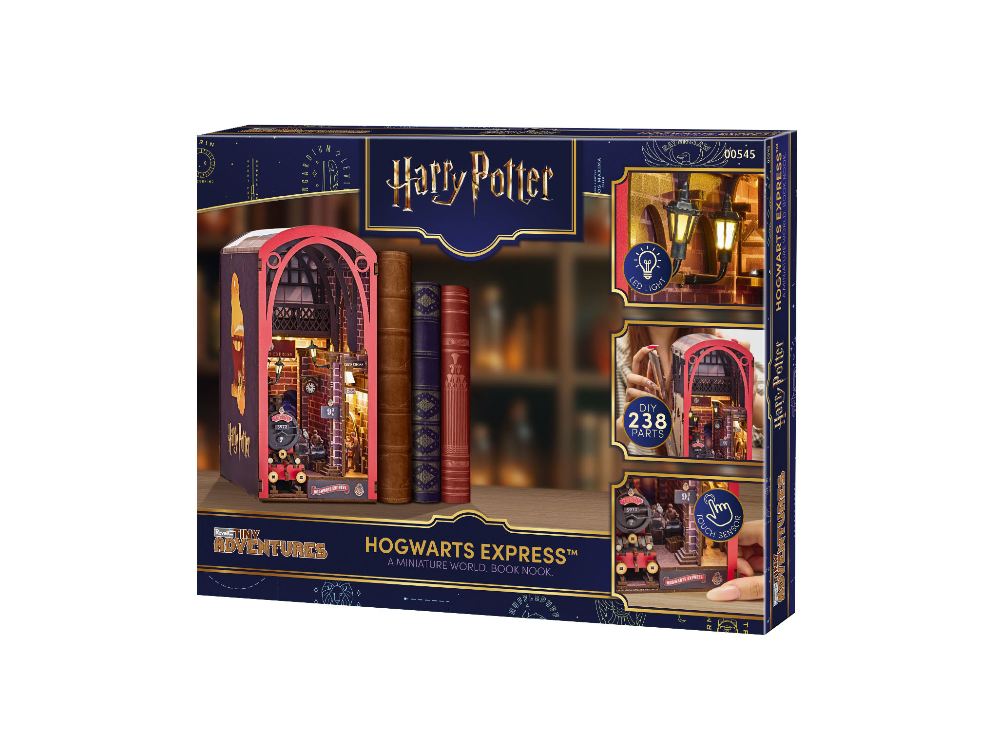 Harry Potter Hogwarts Express book nook LED Revell model kit