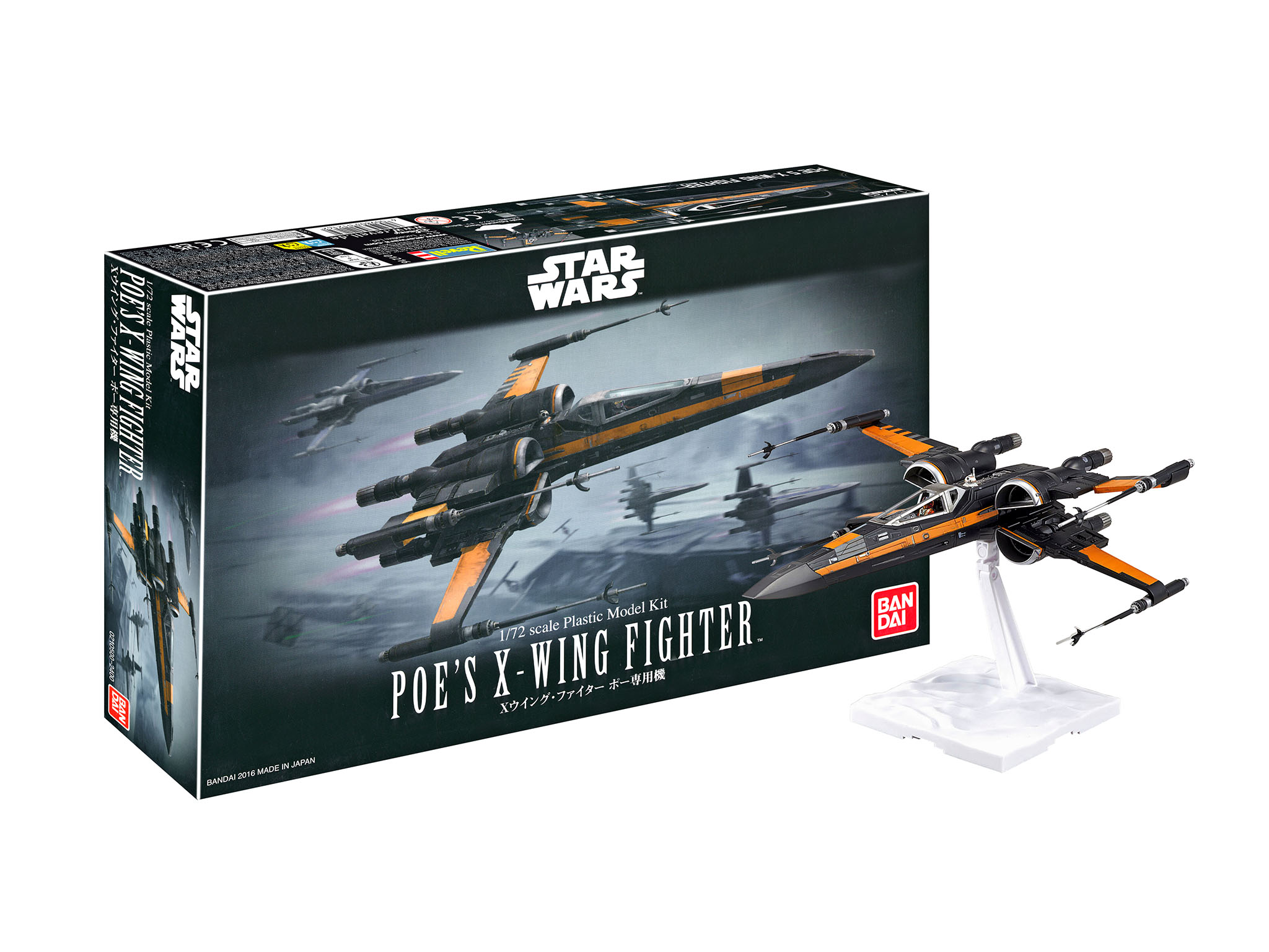 Revell Bandai Star Wars Poe's X-Wing Fighter 1:72 Kit