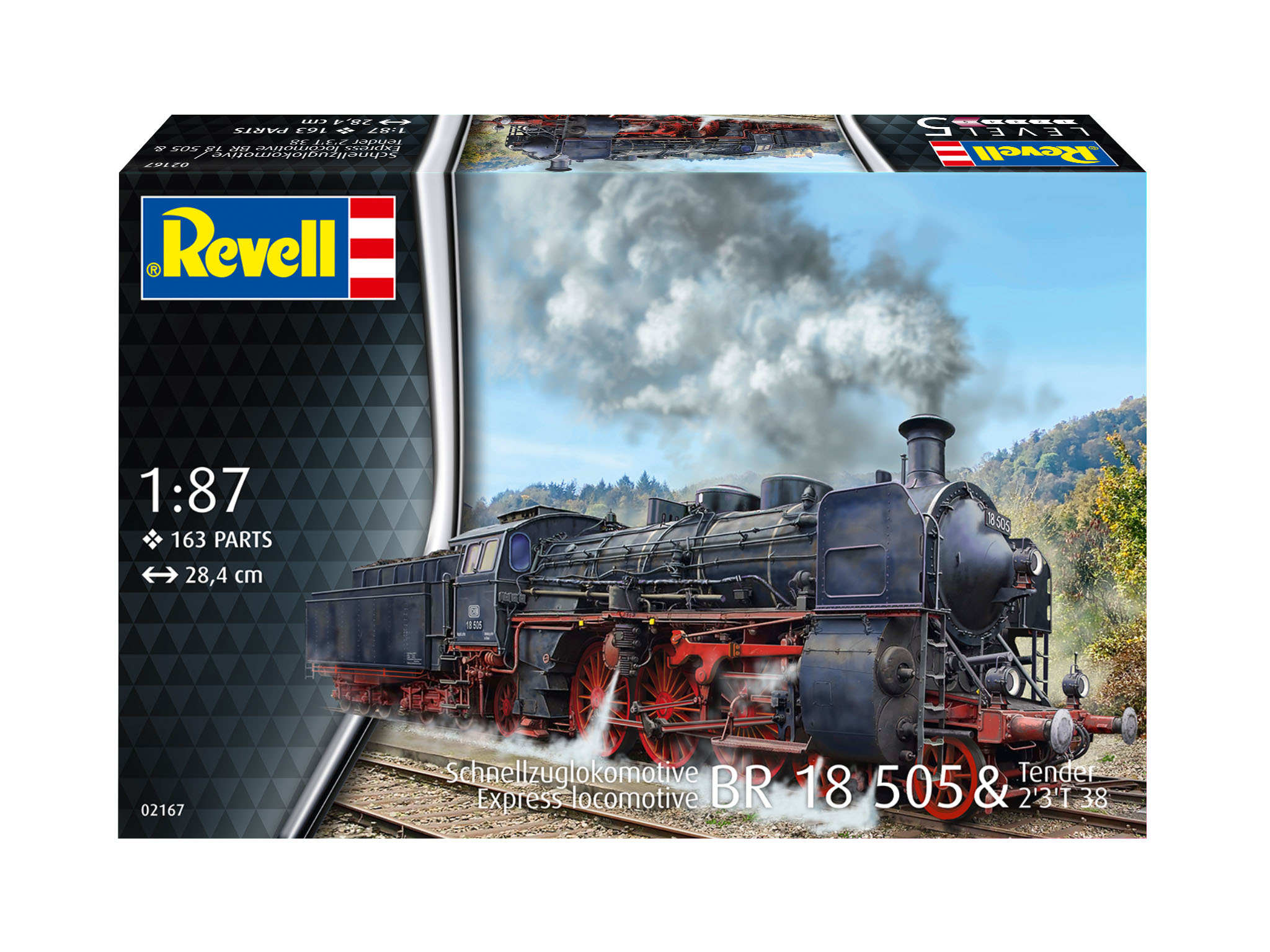 Baureihe 18 505 & Tender 2'3' T 38 - Steam Locomotive - 1:87