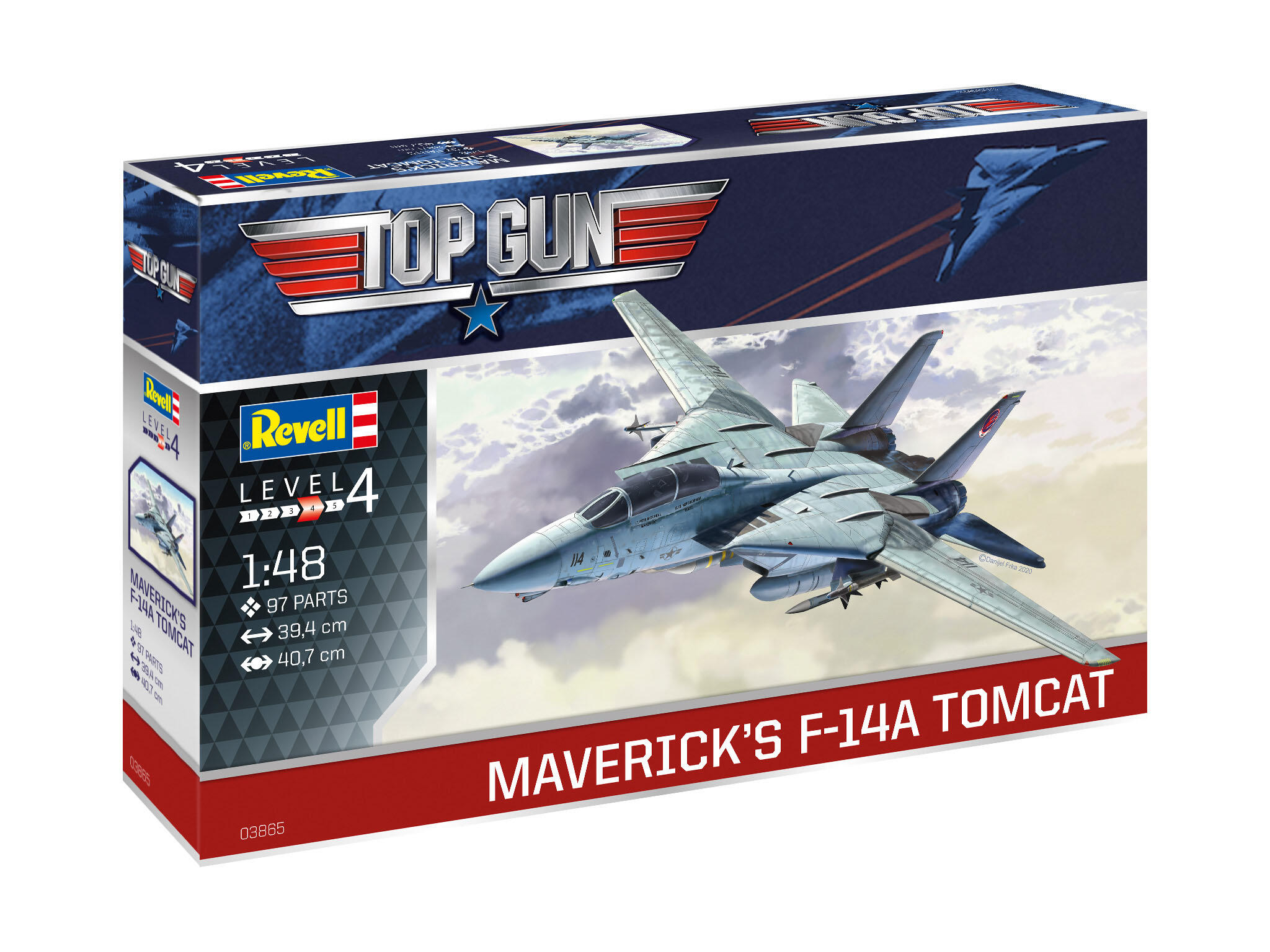1:48 Revell 03865 Maverick's F-14A Tomcat 'Top Gun'
