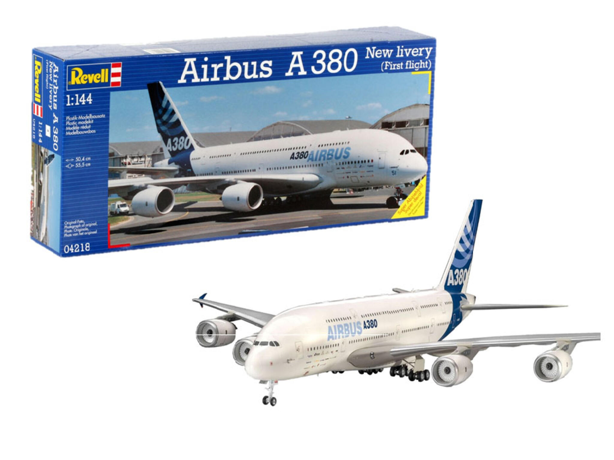 1:144 Revell 04218 Airbus A 380 Design New livery First Flight
