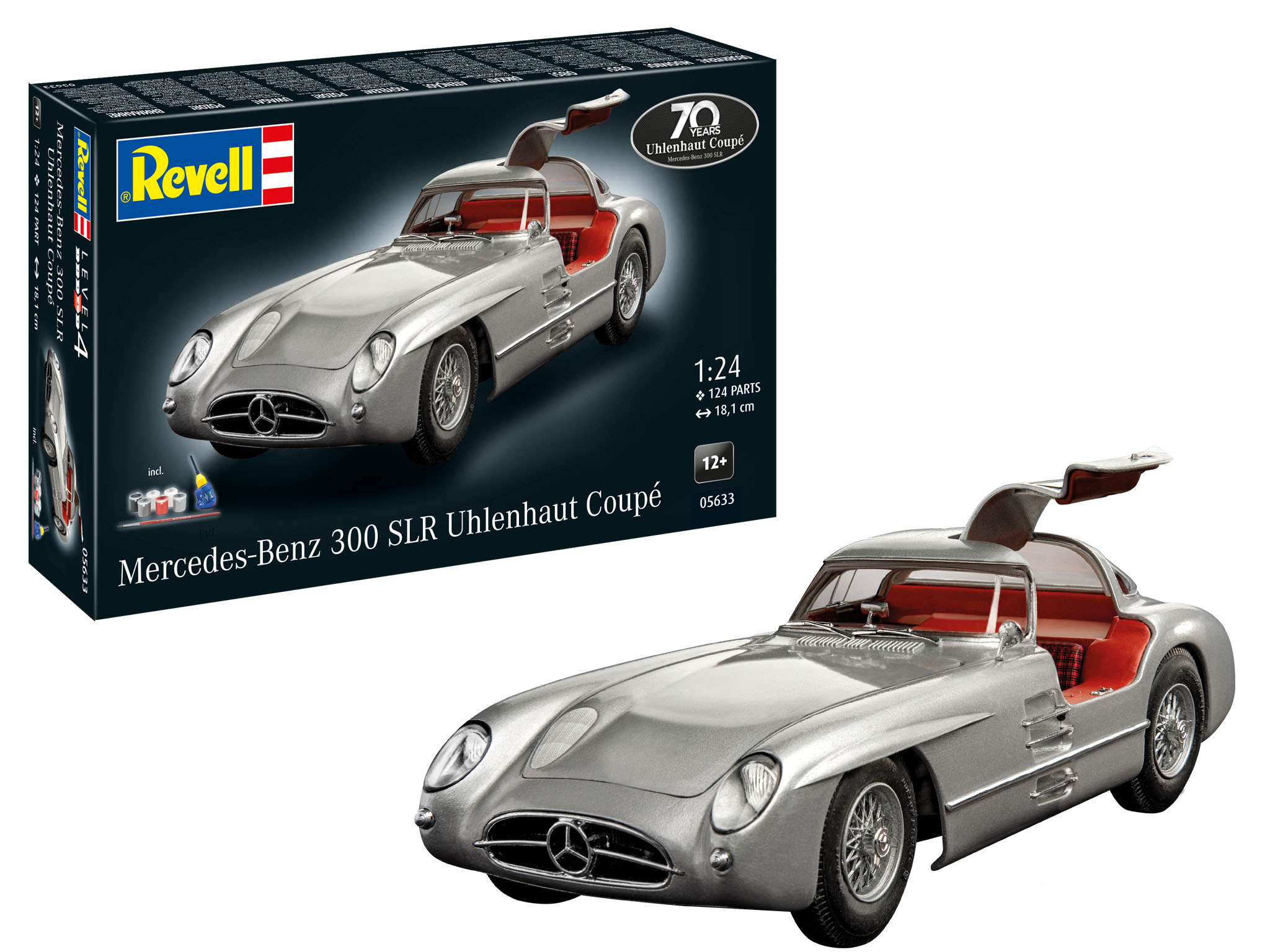 Revell Mercedes-Benz 300 SLR Uhlenhaut 1:24 - Gift Set