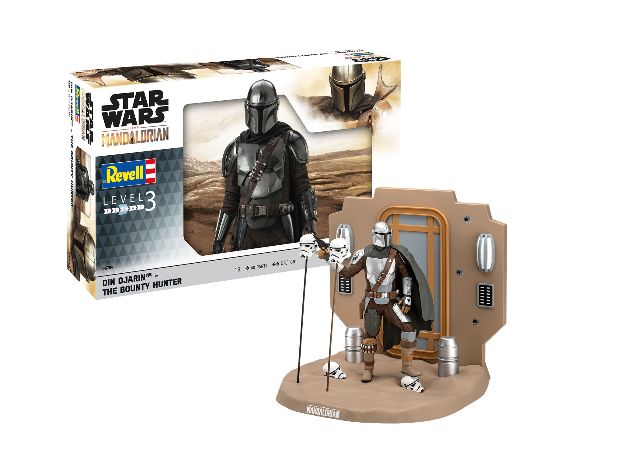 Revell 06769 Star Wars Han Solo Modellbausatz – Mit Licht & Sound, 29 Teile, 19 Cm, Kein Kleber Nötig