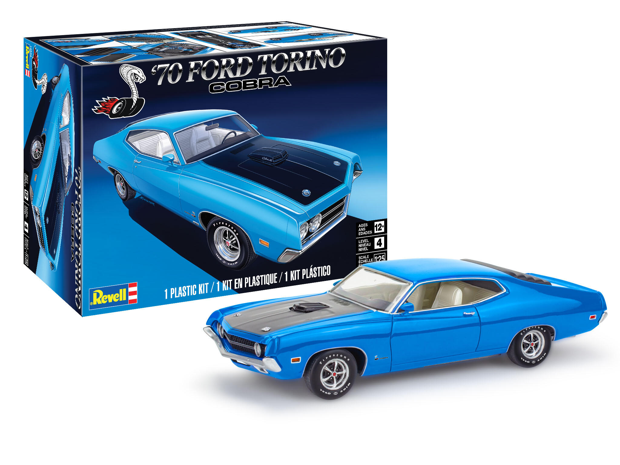 1:25 Revell 14534 1970 Ford Torino Cobra Car
