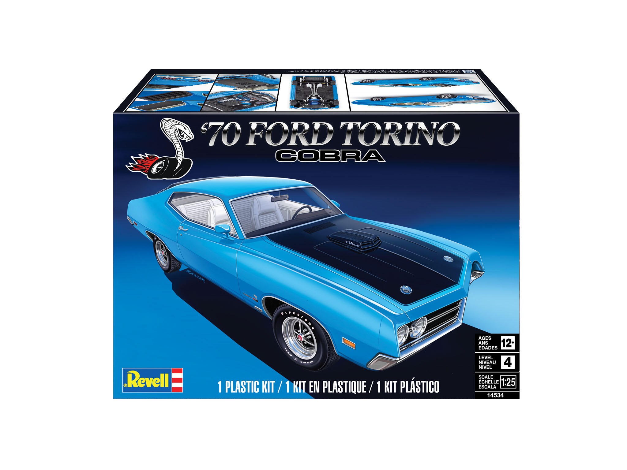 1:25 Revell 14534 1970 Ford Torino Cobra Car