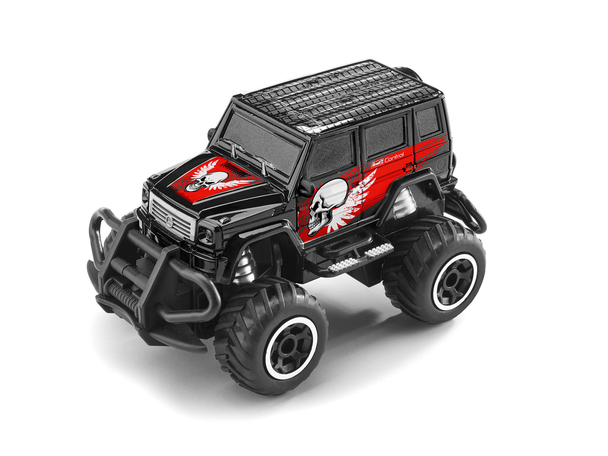 Voiture télécommandée - RC - Type 2 - Rouge - Lumières LED - Culbutes