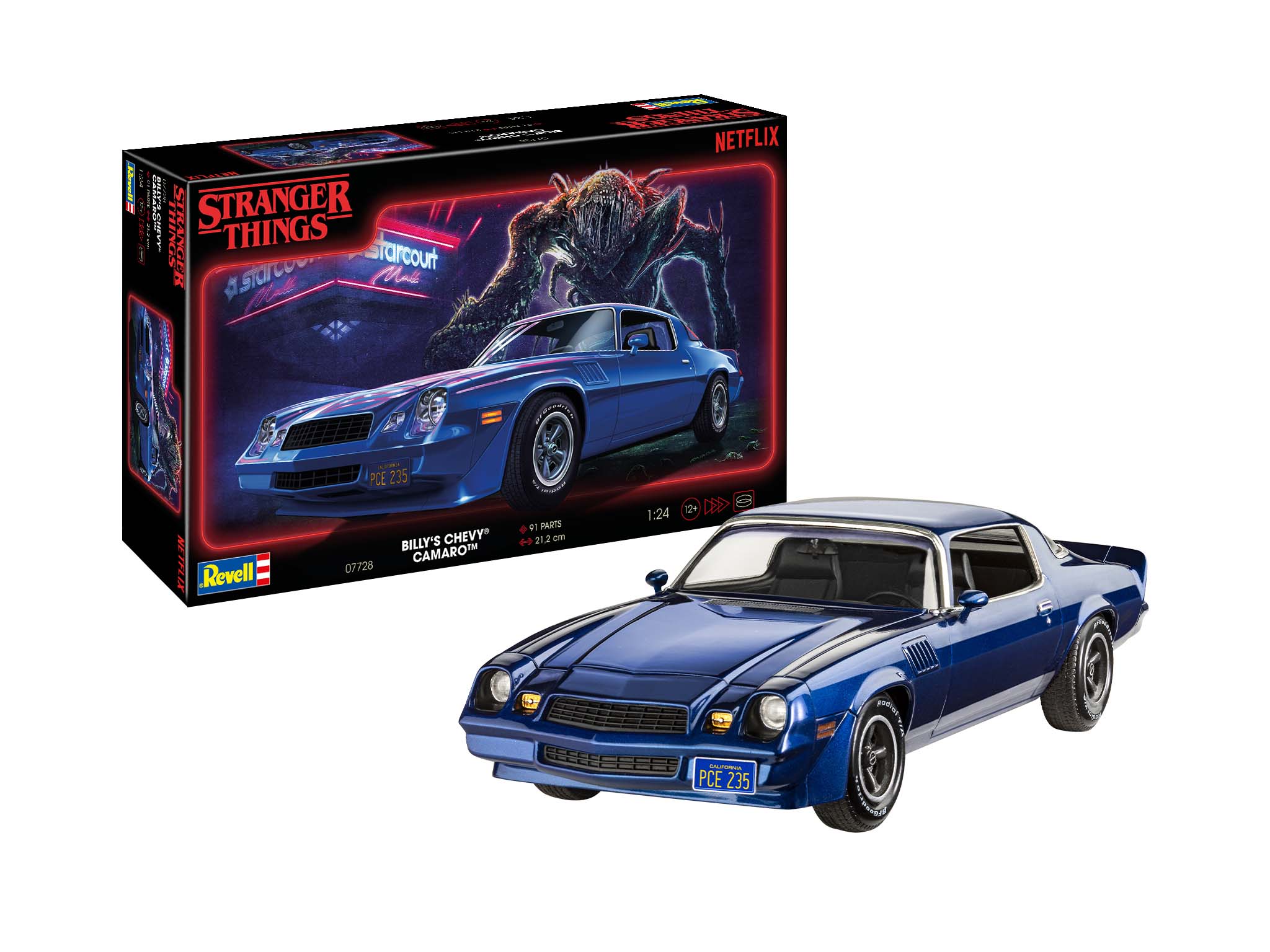 Billy's Chevrolet Camaro - Stranger Things Model Kit - 1:25