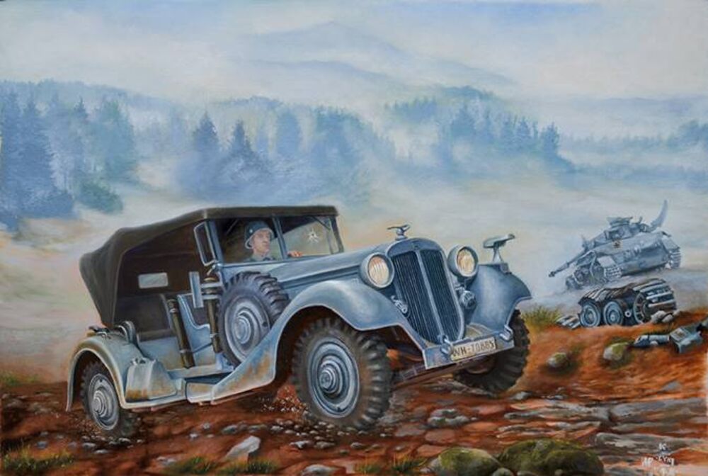 Roden 1:35 Horch V8 Type 830R - Military Vehicle