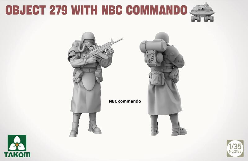 Takom Object 279 with NBC Command - 1:35 Model Kit