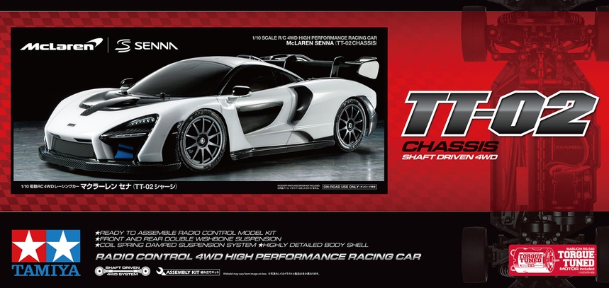 1:10 Tamiya 58711 RC McLaren Senna TT-02