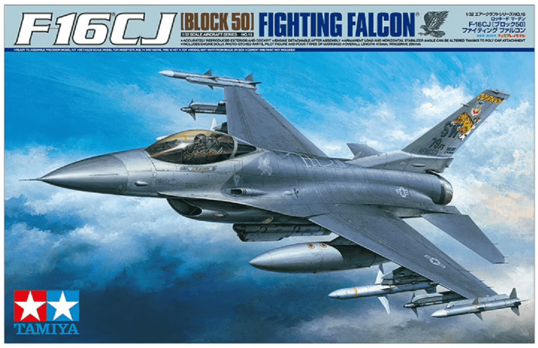 1:32 Tamiya 60315 F-16CJ (Block 50) Fighting Falcon Plane