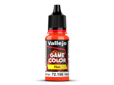 Vallejo 72156 Game Color - Fluorescent Orange - Acryl - 18ml - 002 72156 game color fluo newic - VAL72156-XS