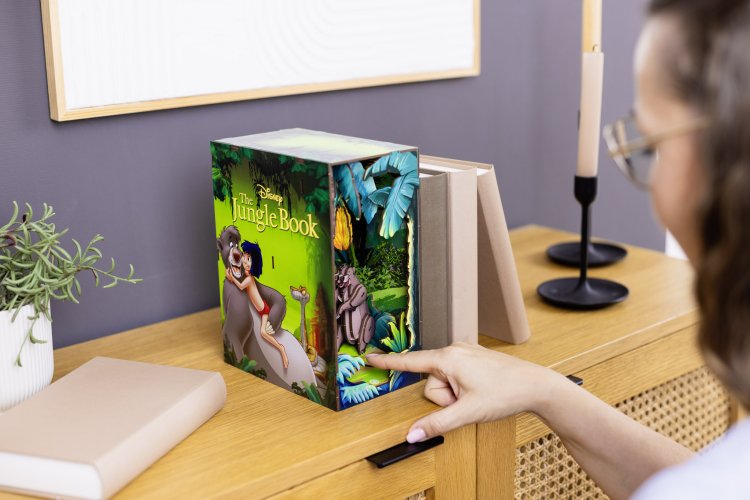 Revell 00535 Tiny Adventures - Disney "The Jungle Book" - Book Nook with LED Lighting - 18x11x23cm - 00535 08 06 - REV00535