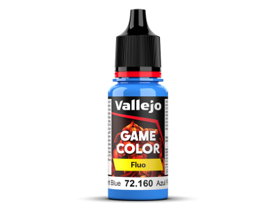 Vallejo 72160 Game Color - Fluorescent Blue - Acryl - 18ml - 006 72160 game color fluo newic - VAL72160-XS