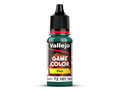 Vallejo 72161 Game Color - Fluorescent Cold Green - Acryl - 18ml - 008 72161 game color fluo newic - VAL72161-XS