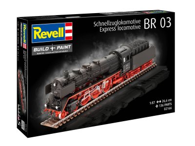 1:87 Revell 02166 Schnellzuglokomotive BR03 - 02166 07 - REV02166